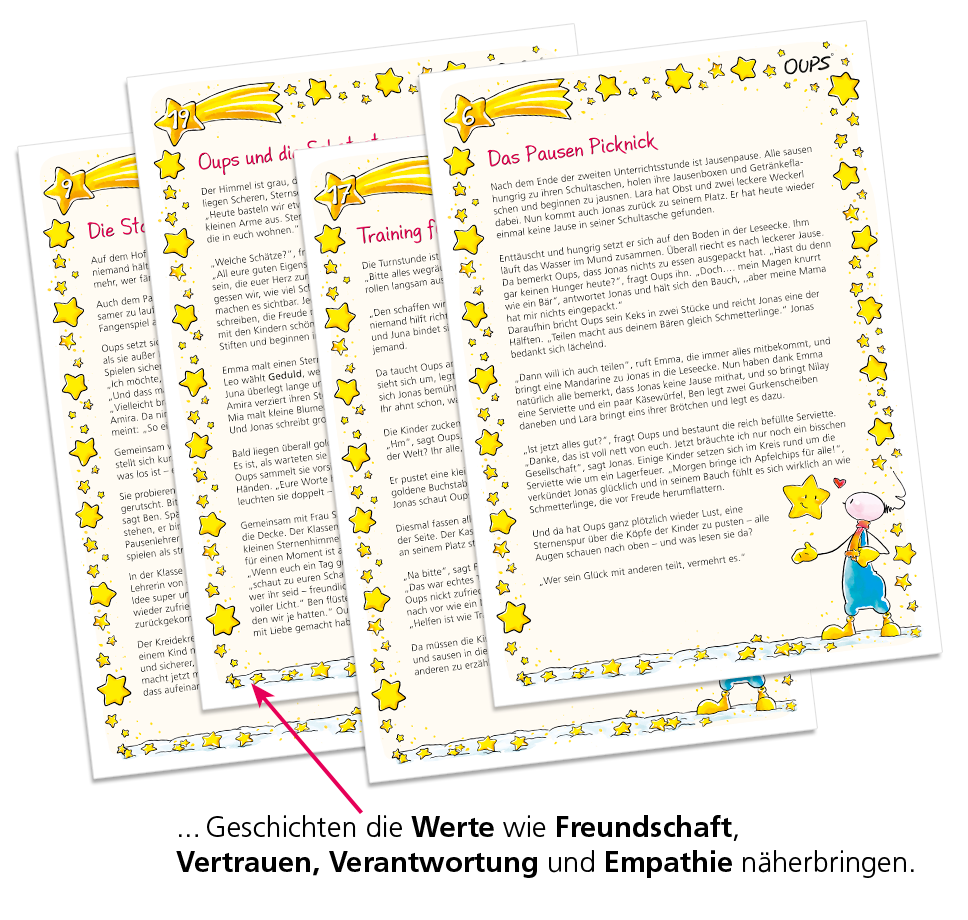 24 Oups-Geschichten - zum Download