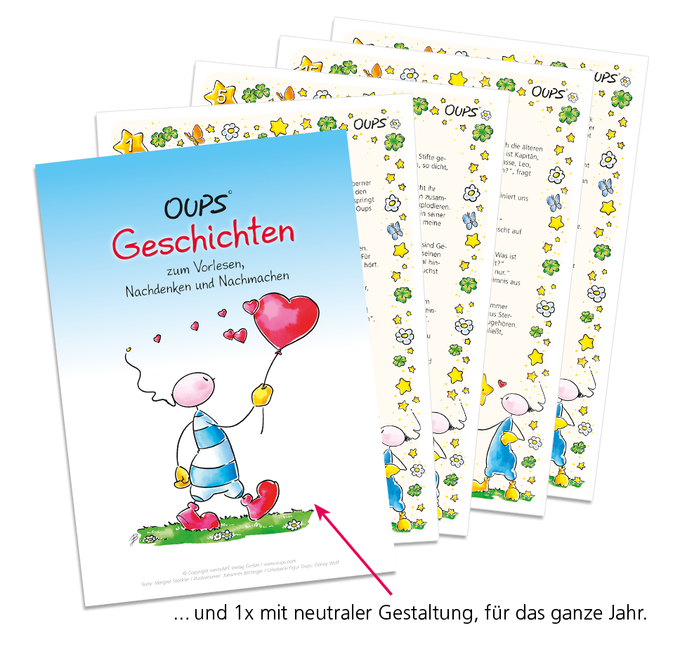 24 Oups-Geschichten - zum Download
