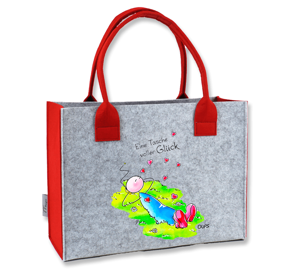 Oups Filz Taschen- Eine Tasche voller Glück - Oups