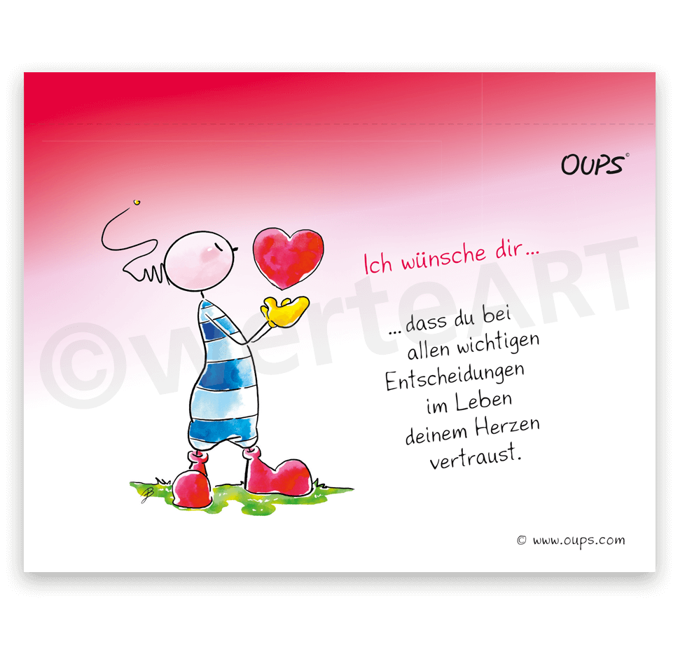 Oups Tischgalerie - Ich wünsche dir… - Oups