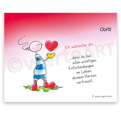 Oups Tischgalerie - Ich wünsche dir… - Oups