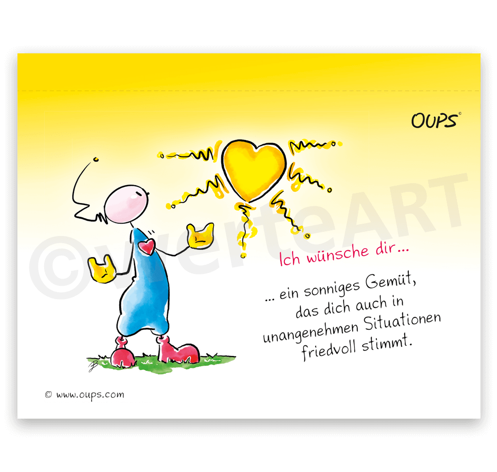 Oups Tischgalerie - Ich wünsche dir… - Oups