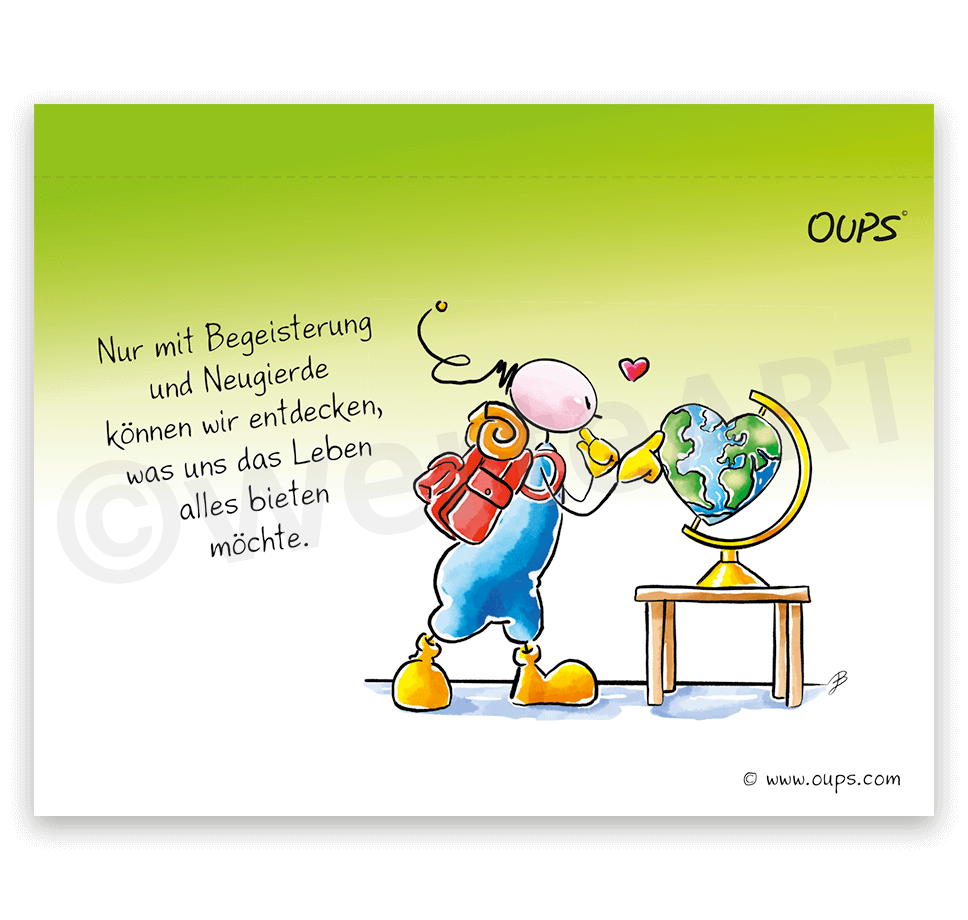 Oups Tischgalerie - Für eine liebenswerte Welt - Oups