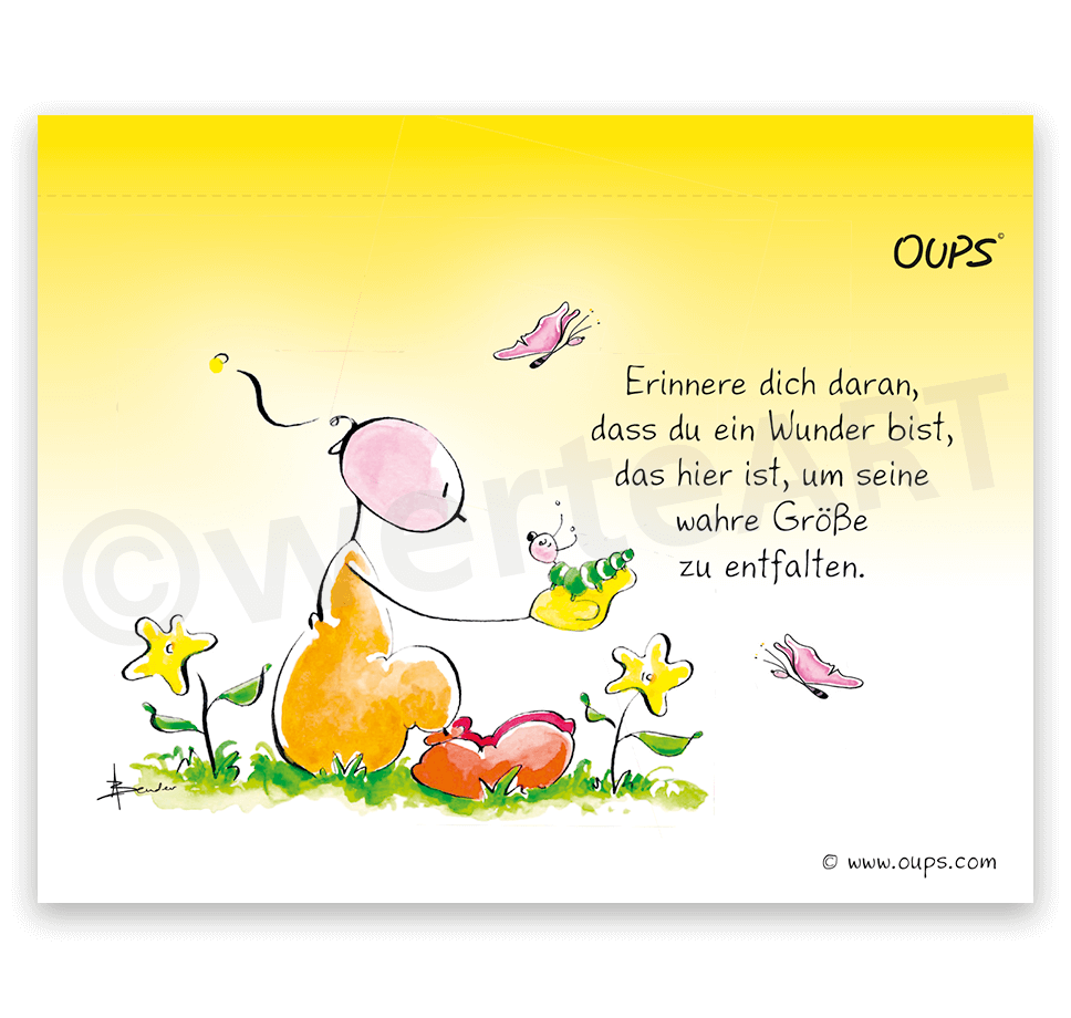 Oups Tischgalerie - Für eine liebenswerte Welt - Oups