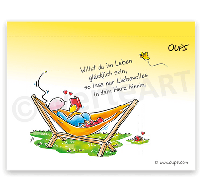 Oups Tischgalerie - Liebenswerte Gedanken für eine lebenswerte Welt - Oups