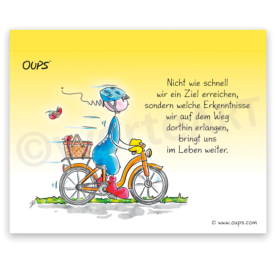 Oups Tischgalerie - Liebenswerte Gedanken für eine lebenswerte Welt - Oups