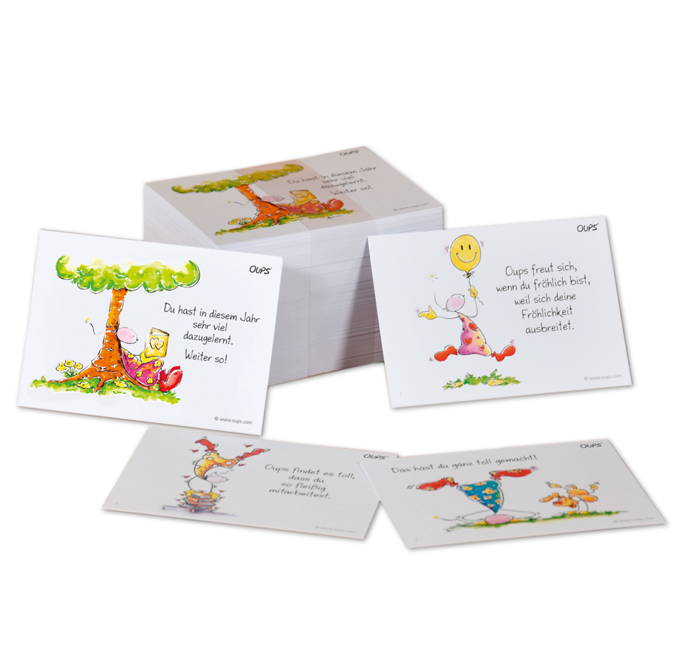 Oups_Belohnungskärtchen Lob &amp; Komplimente - Oups