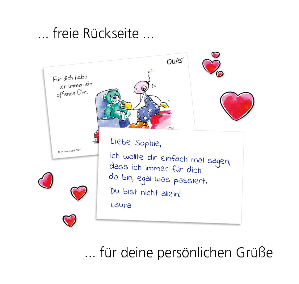 OUPS Kärtchenbox - Für Dich - Oups