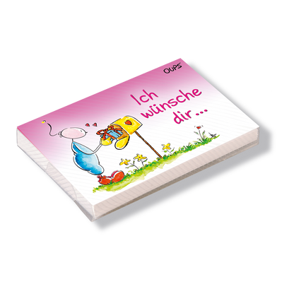 OUPS Kärtchenbox - Ich wünsche Dir... - Oups