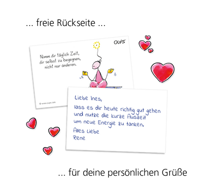 OUPS Kärtchenbox - Wellness für Herz und Seele - Oups