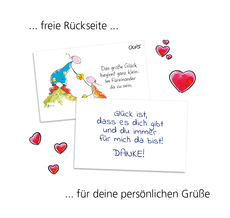 OUPS Kärtchenbox - Glücksmomente - Oups