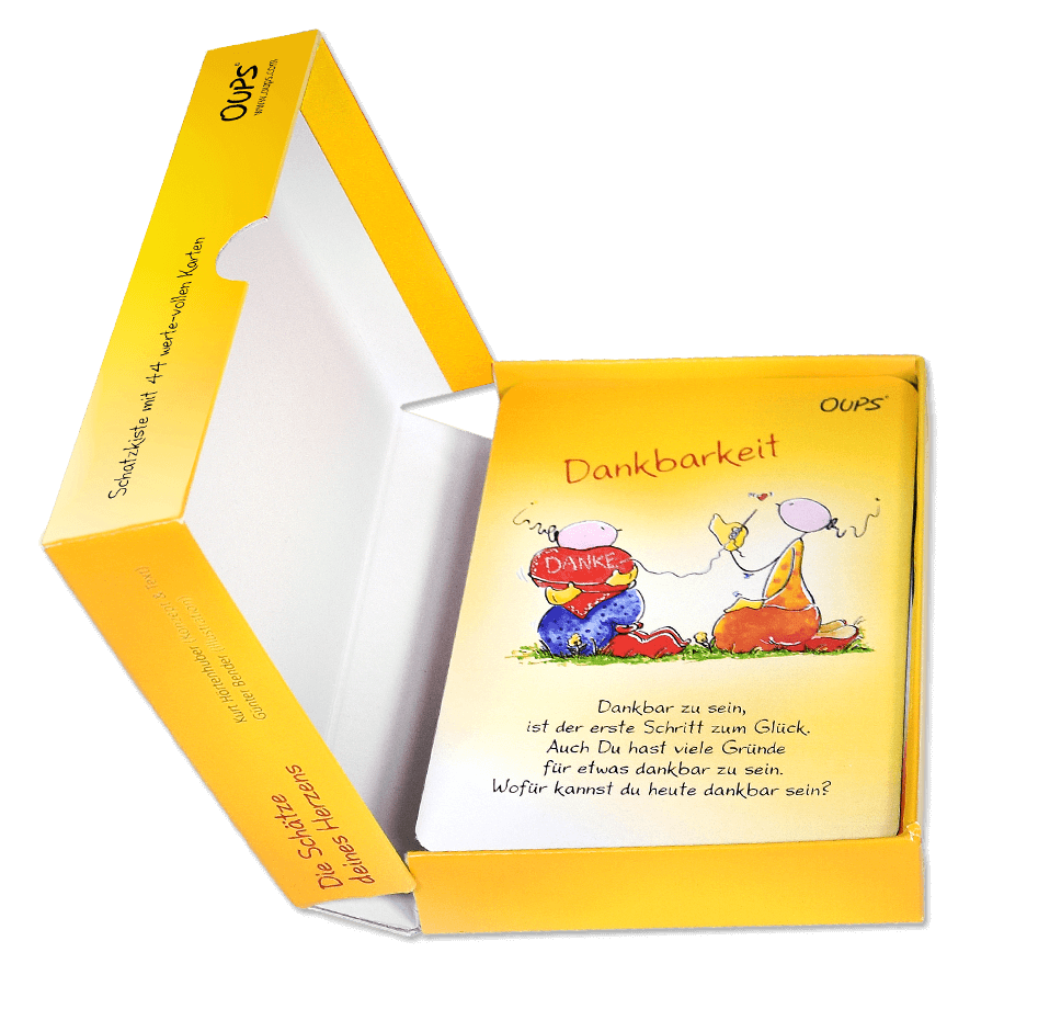 Oups Karten - Die Schätze deines Herzens - Oups