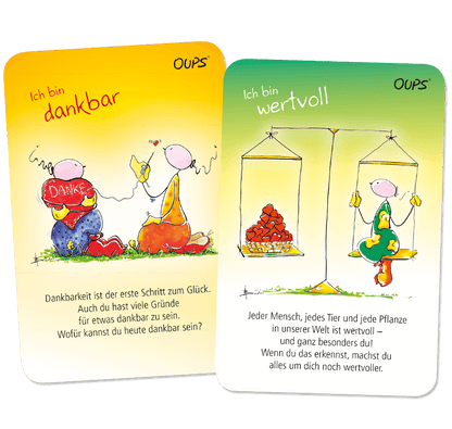 Oups Karten - Die Schätze deines Herzens - Oups