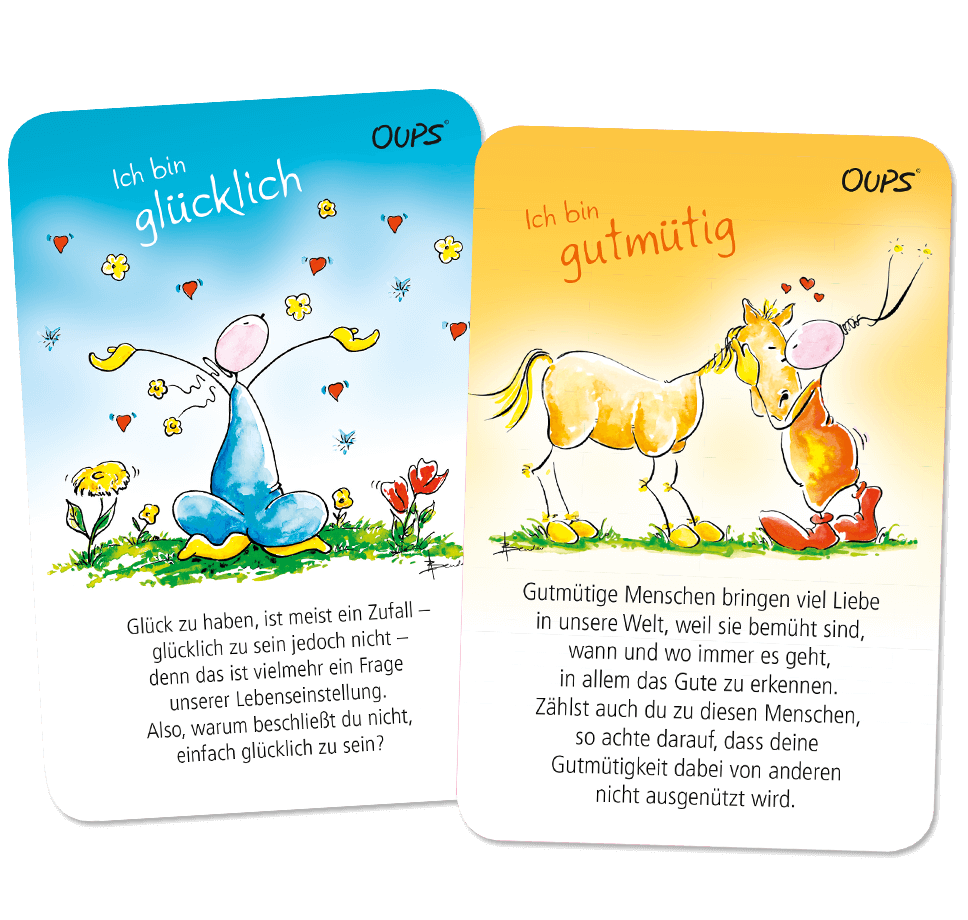 Oups Karten - Die Schätze deines Herzens - Oups