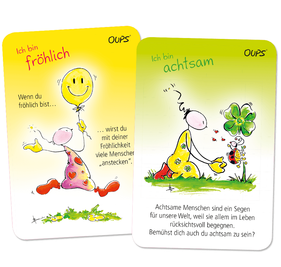 Oups Karten - Die Schätze deines Herzens - Oups