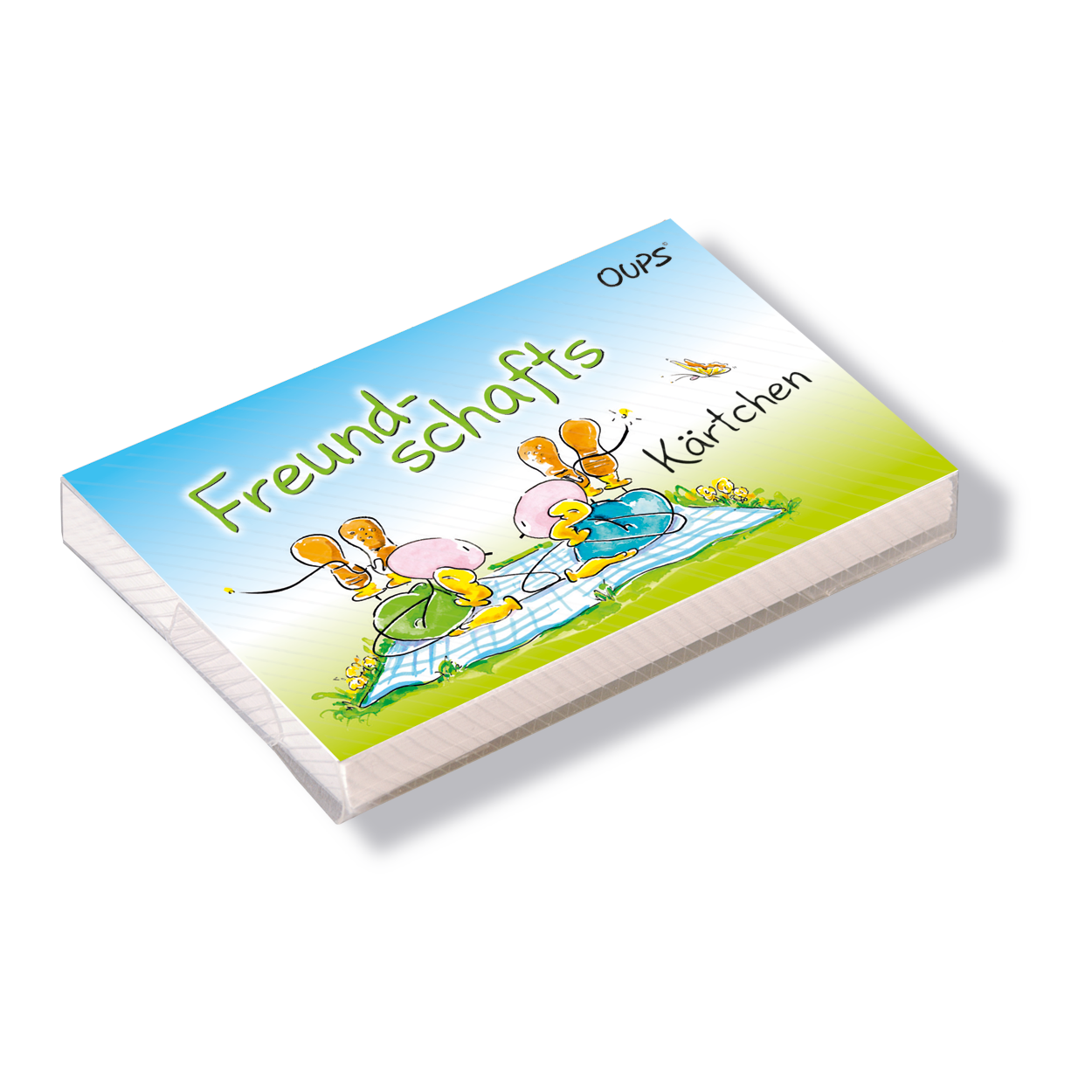 Oups Kärtchenbox - Freundschafts Kärtchen - Oups