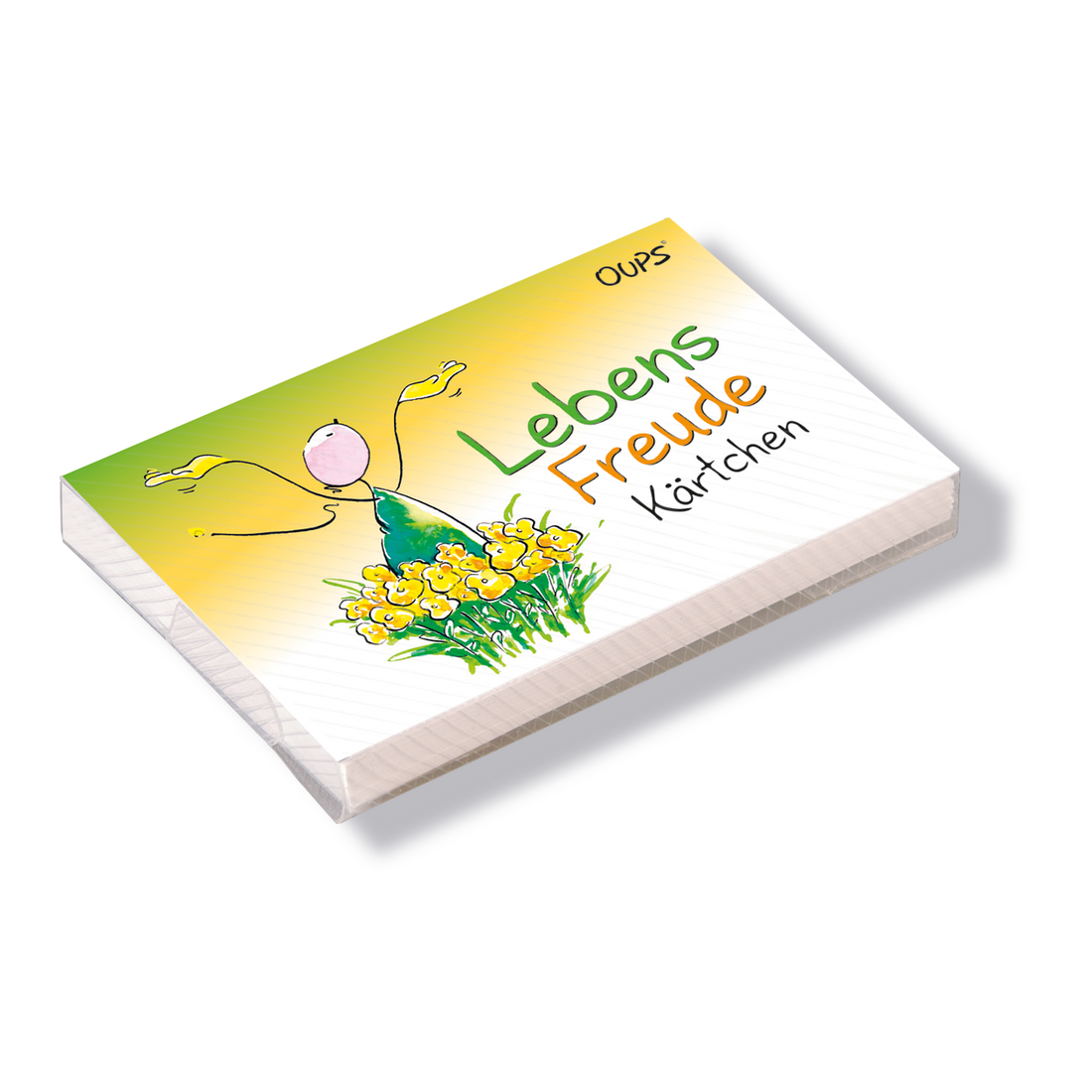 Oups Kärtchenbox - Lebensfreude Kärtchen - Oups