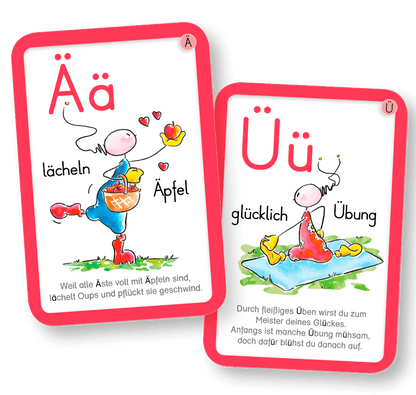 OUPS Buchstabenkarten - Buchstaben lernen mit Oups - Oups