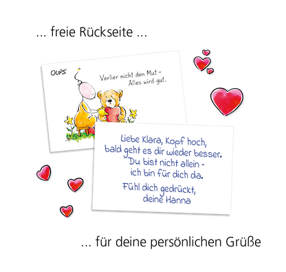OUPS Kärtchenbox - Alles wird gut - Oups