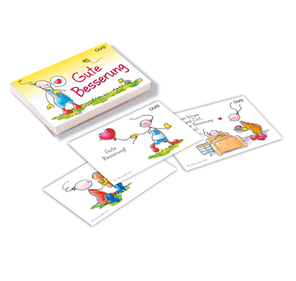 OUPS Kärtchenbox - Gute Besserung - Oups