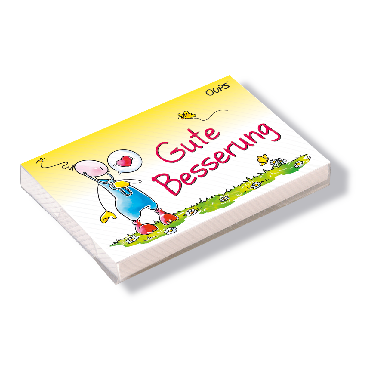OUPS Kärtchenbox - Gute Besserung - Oups