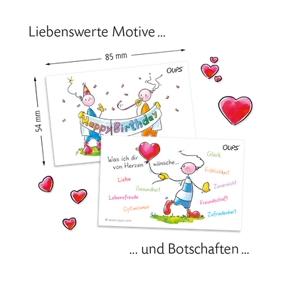 Oups Kärtchenbox - Happy Birthday - Oups