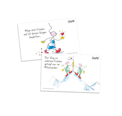 Oups Kärtchenbox - Friedens-Kärtchen - Oups