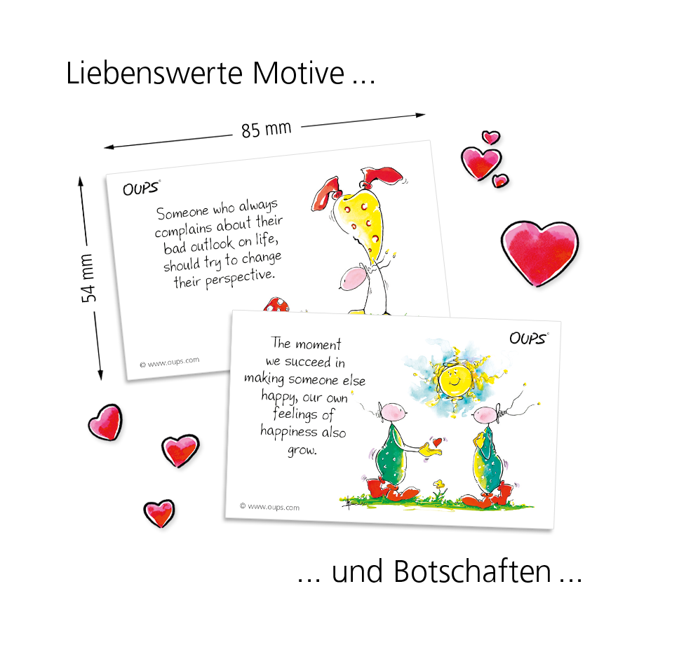 Oups Card Box - Good Mood Thoughts - Oups