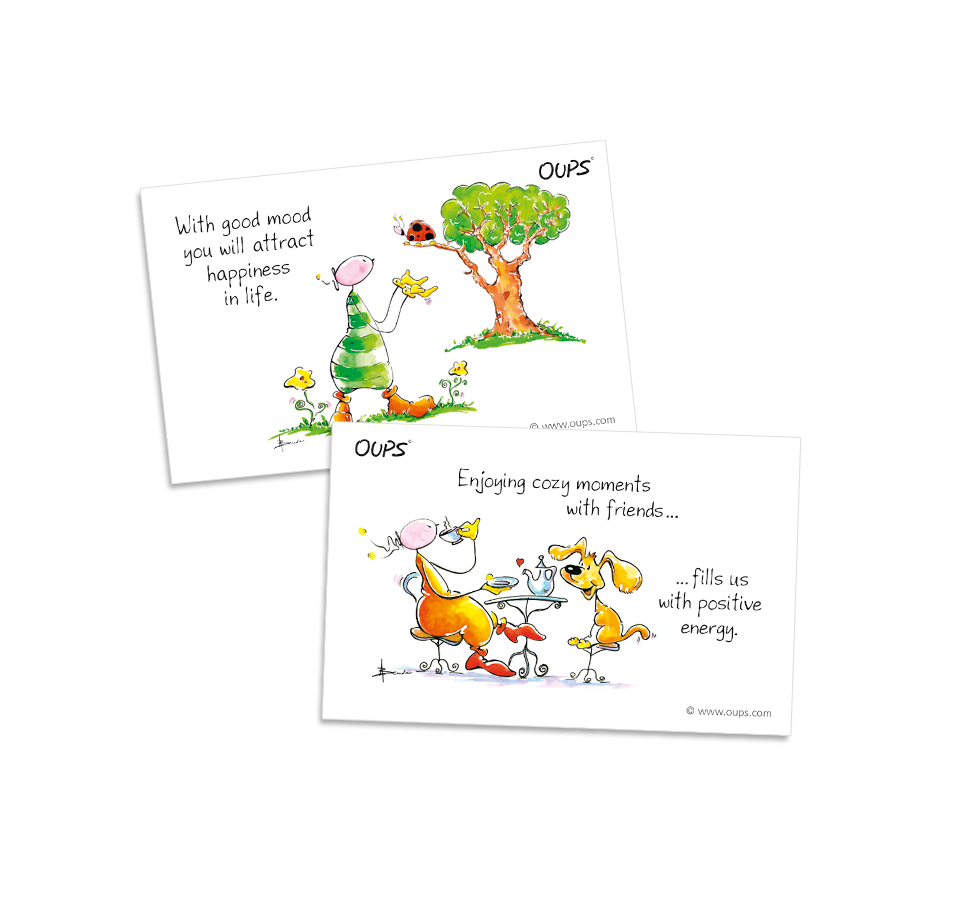Oups Card Box - Good Mood Thoughts - Oups