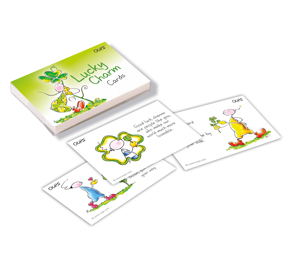 Oups Card Box - Lucky Charm Cards - Oups