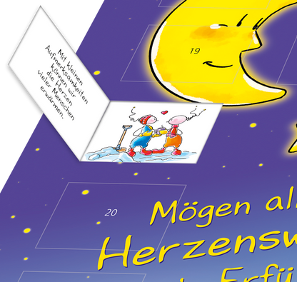 Oups Adventkalender - zum Aufhängen - Oups