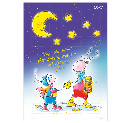 Oups Adventkalender - zum Aufhängen - Oups