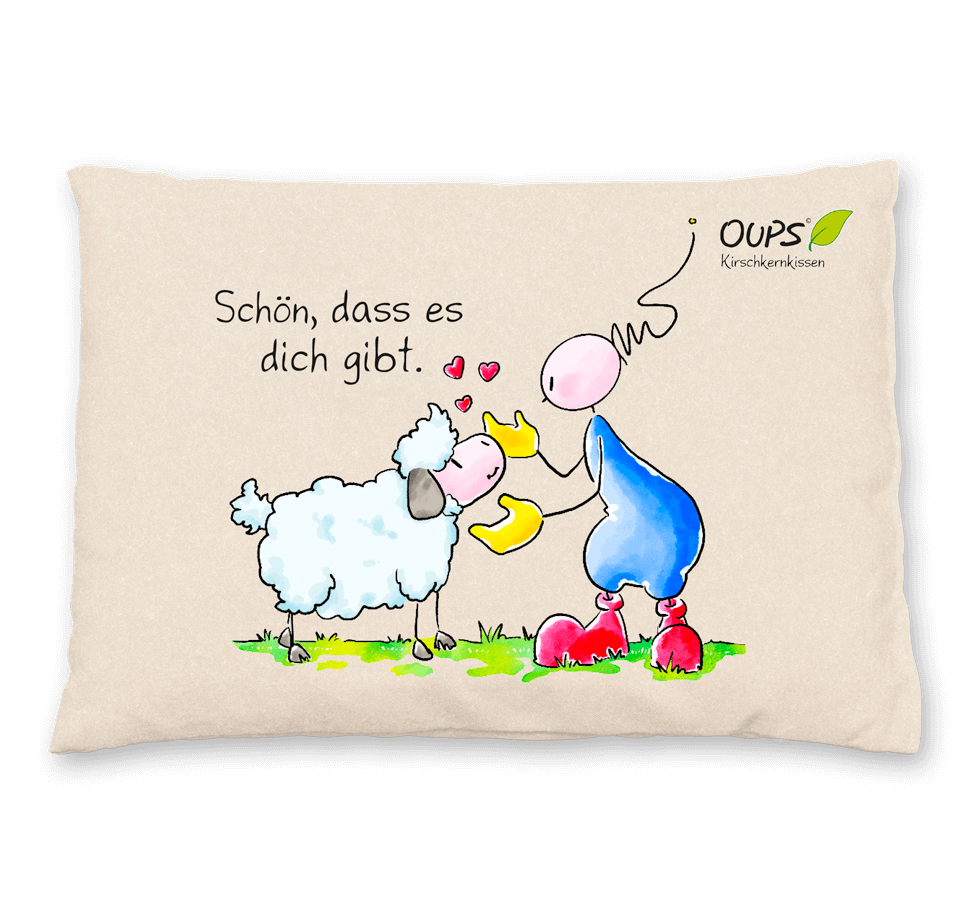 Oups Kirschkernkissen - Schön, dass es dich gibt!