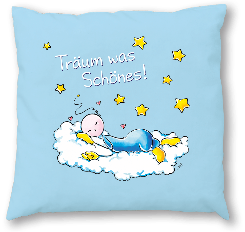 Oups Zirbenkissen groß (30x30) - Träum was Schönes! (mit Überzug)