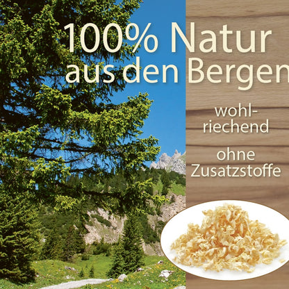 Oups Zirbenkissen groß (30x30) - Kuschelkissen (mit Überzug)
