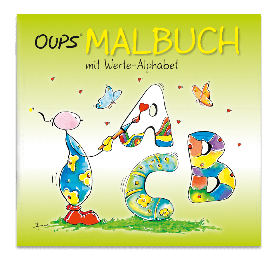 OUPS Malbuch - Werte-Alphabet - Oups