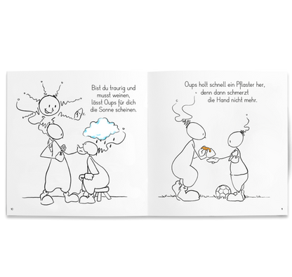 Oups Malbuch - Füreinander da sein