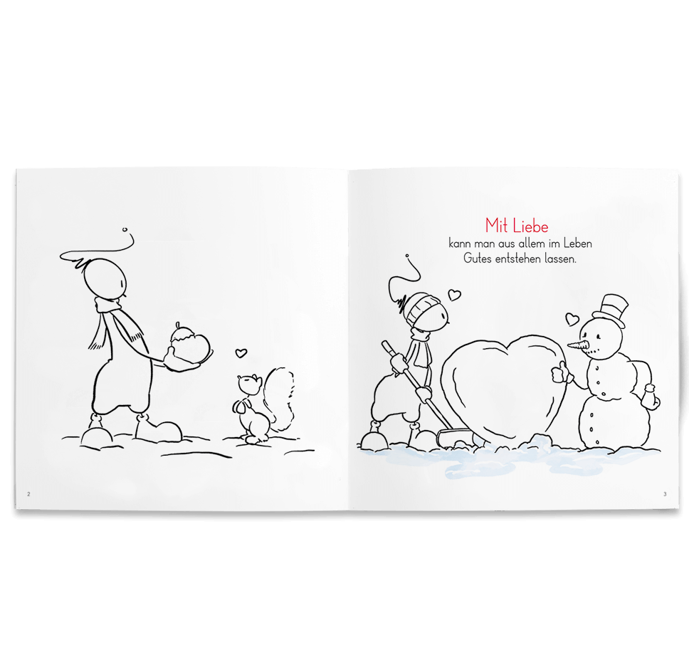 Oups Malbuch - Winterfreude - Oups