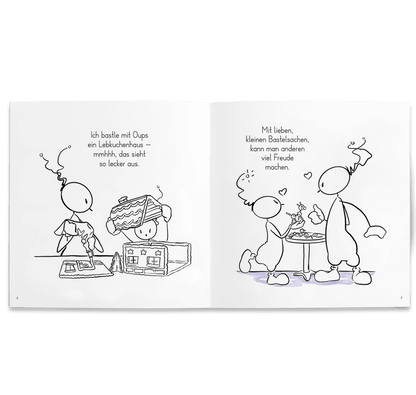 Oups Malbuch - Winterfreude - Oups