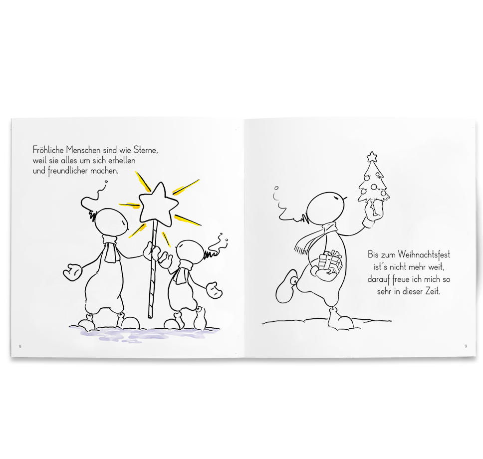 Oups Malbuch - Winterfreude - Oups