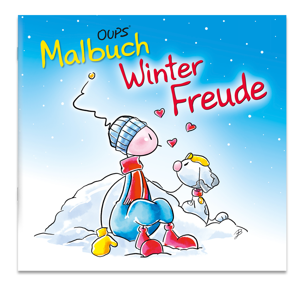 Oups Malbuch - Winterfreude - Oups