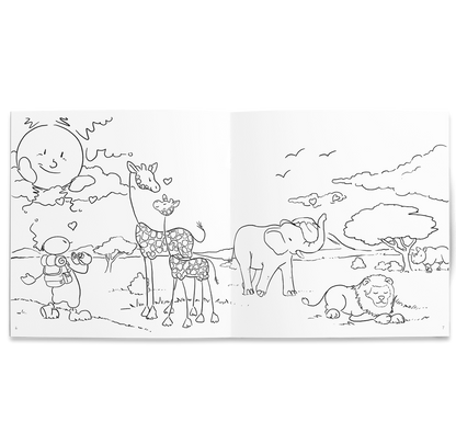 Oups Malbuch - Reise in die Welt der Tiere - Oups