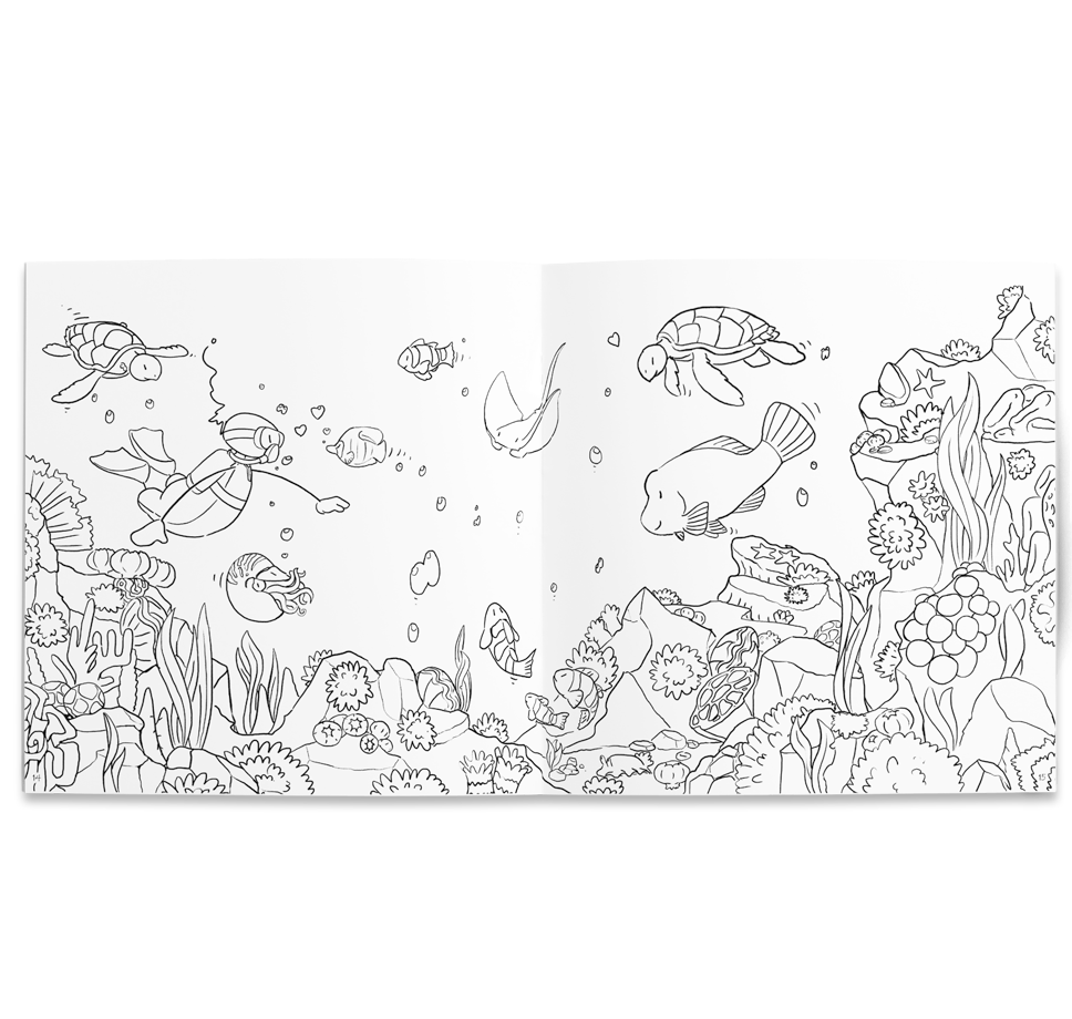 Oups Malbuch - Reise in die Welt der Tiere - Oups