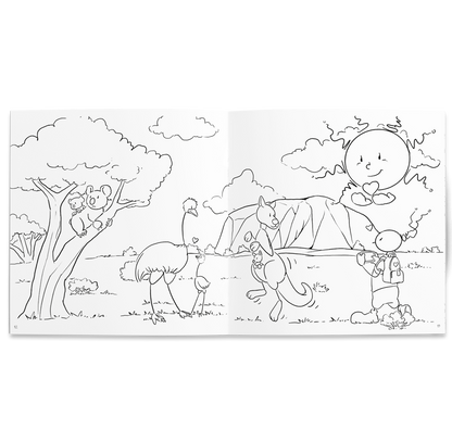 Oups Malbuch - Reise in die Welt der Tiere - Oups