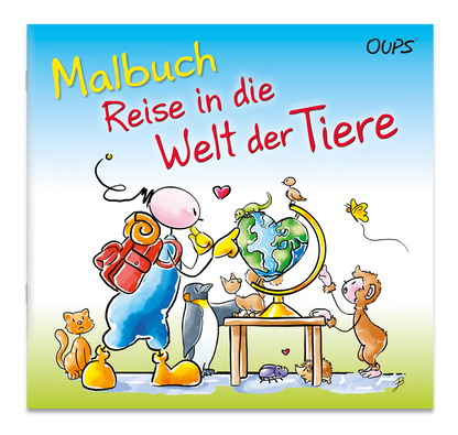 Oups Malbuch - Reise in die Welt der Tiere - Oups