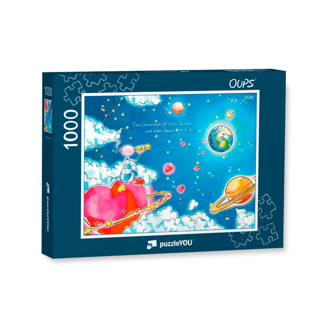Oups Puzzle - Herzplanet 1000 Stück