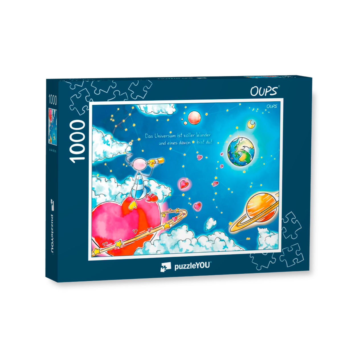 Oups Puzzle - Herzplanet 1000 Stück