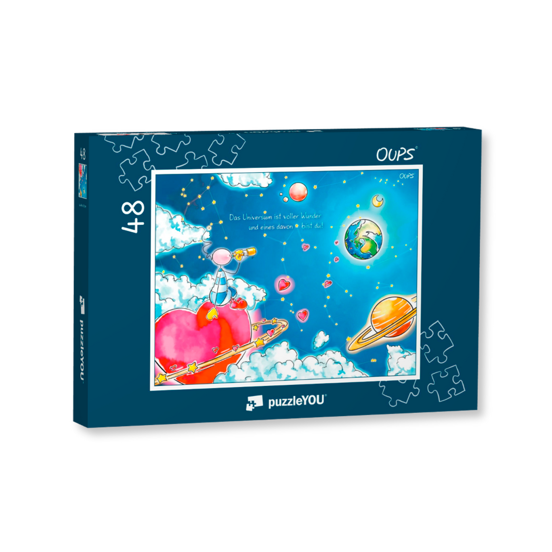 Oups Puzzle - Herzplanet 48er / 200er / 1000er - Oups