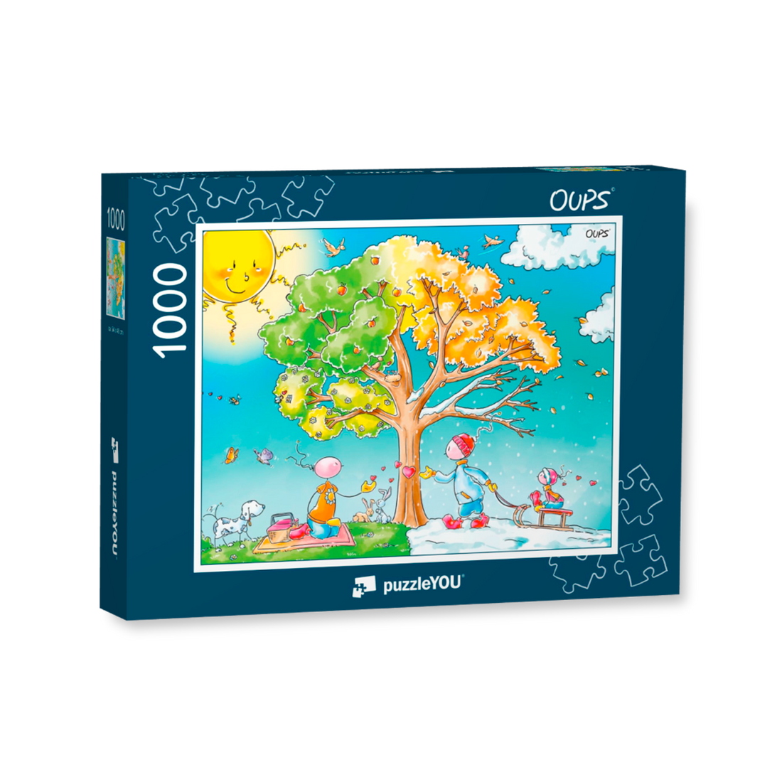 Oups Puzzle - Jahresbaum 1000 Stück