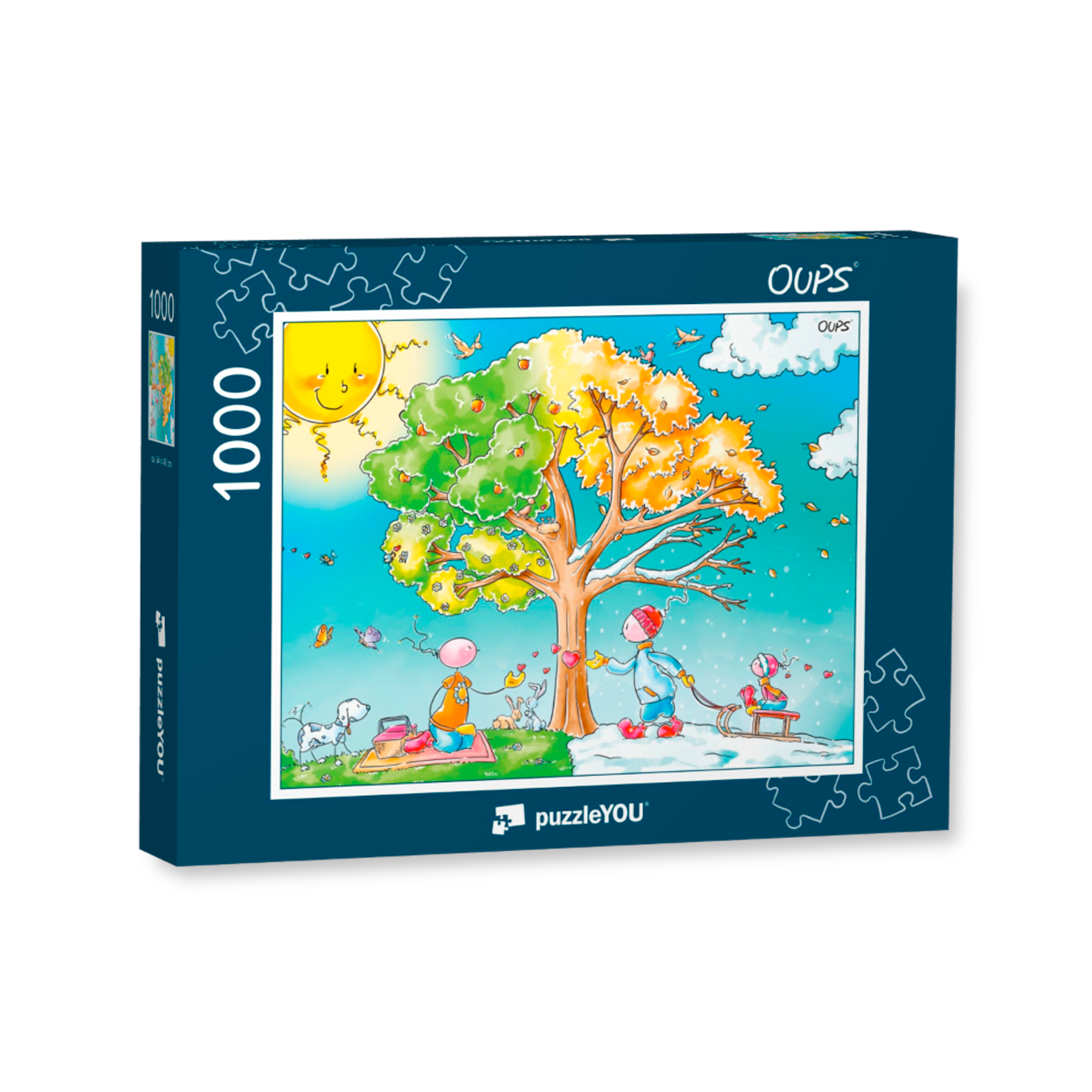 Oups Puzzle - Jahresbaum 1000 Stück